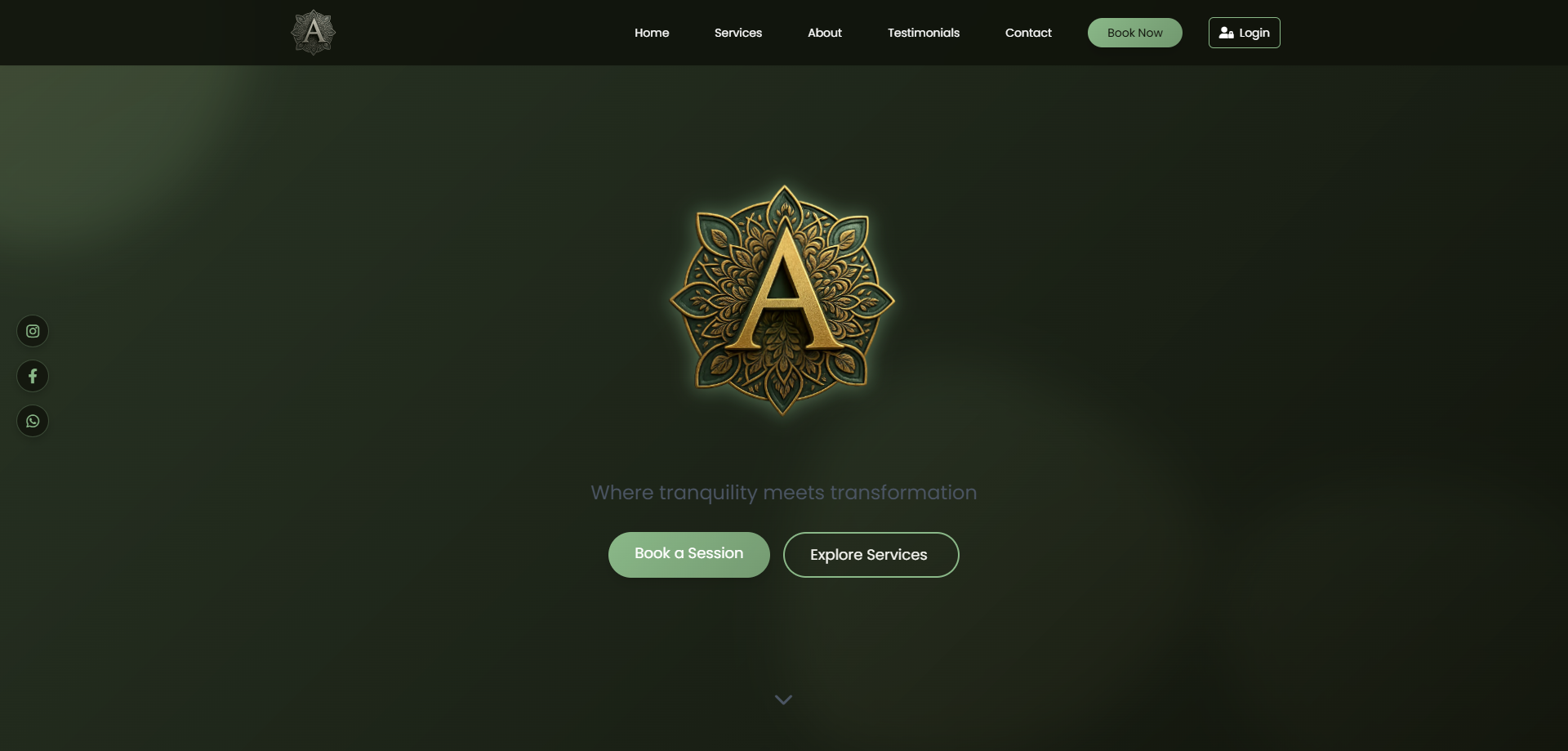 Atzula Massage Spa Management System Screenshot